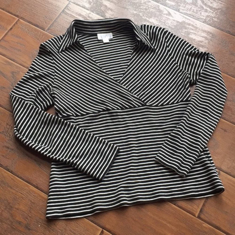 Loft Stripe Top - Size Large